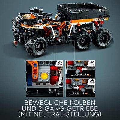 LEGO 42139 Technic Geländefahrzeug ATV Offroader Spielzeug-Fahrzeug für Kinder ab 10 Jahre, Konstruktionsspielzeug