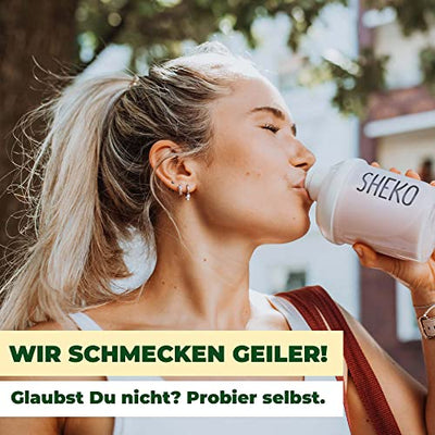 SHEKO Vanilla Mahlzeitersatz Shake | 25 Shakes pro Dose | Proteinreich, Glutenfrei & Natürlicher Geschmack | Köstliche Diät Shakes zum Abnehmen