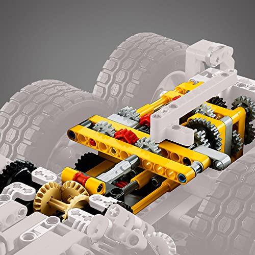 LEGO 42114 Technic 6x6 Knickgelenkter Volvo-Dumper, ferngesteuertes Modellauto, Modellbausatz LKW-Spielzeug für Kinder und Erwachsene