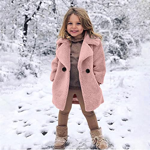 PZHHZPING Übergangsjacke Kinder Mädchen Jeansjacke Baby Jacke Parka Mantel Herbst Jeans Winterjacke Wintermantal Herbstjacke Herbstmantal Daunenjacke Babyjacke Steppjacke Plüschjacke Fleecejacke