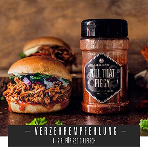 Ankerkraut BBQ Rub Set mit 6 Streuern - das perfekte Set für den Viel-Griller