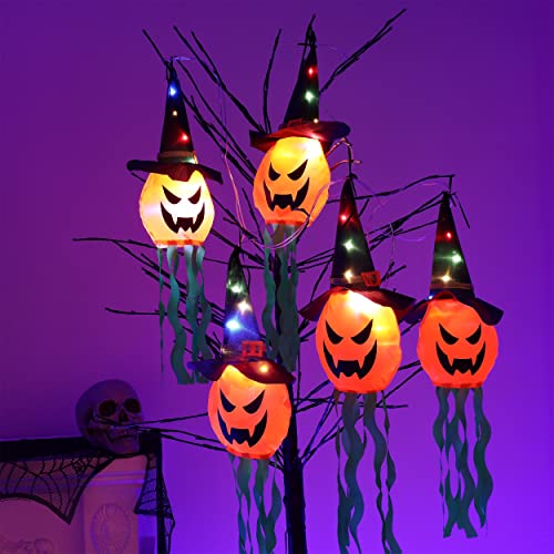 Halloween Dekoration Lichter Kürbis Atmosphäre Lichter Leuchtende Dekoration Weihnachten Halloween Party LED Lampe Dekorative Lichterketten Fernbedienung Licht One Size