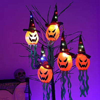 Halloween Dekoration Lichter Kürbis Atmosphäre Lichter Leuchtende Dekoration Weihnachten Halloween Party LED Lampe Dekorative Lichterketten Fernbedienung Licht One Size