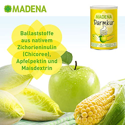 MADENA Darmkur, Inulin, Apfelpektin, resistente Stärke, Bifidobacterium breve, Bif. lactis, Lactobacillus casei, Lactobacillus gasseri, Lactobacillus plantarum, Lactobacillus rhamnosus