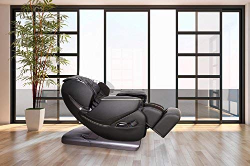 Nirvana® 3D Massagesessel Schwarz (Modell 2022) – Shiatsu Relaxsessel mit 9 Massagefunktionen – Schwerelosigkeit, Wandfrei, Magnettherapie, Ionen - 2 Jahre Garantie GLOBAL RELAX®