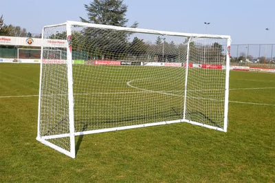 POWERSHOT® Fußballtor 5 x 2 m - 100% WETTERFEST - mit Klicksystem - uPVC (5 x 2 m mit Tasche)