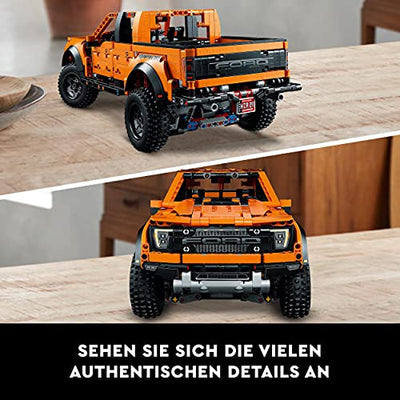 LEGO 42126 Technic Ford F-150 Raptor Pick-Up-Truck, Modellauto Für Erwachsene, Exklusives Sammlermodell, Idee