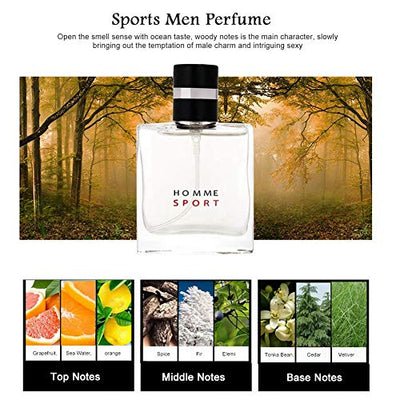 Herren Eau de Toilette Set, 25ml x 4PCS Tragbare Herren Duft Köln Parfüm Set Langlebiges Parfüm Geschenk für Ehemann Vater Freund