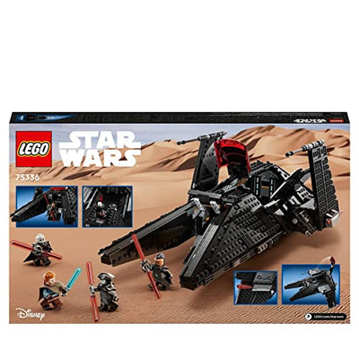 LEGO 75336 Star Wars Die Scythe - Transportschiff des Großinquisitors, Spielzeug-Raumschiff mit Shootern, Ben Kenobi, Lichtschwertern, Obi-Wan Kenobi Set, Geschenk zu Weihnachten