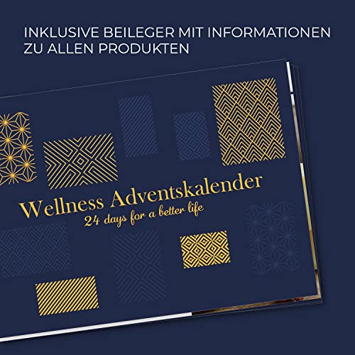 Adventskalender Frauen Wellness von mituso 2022 Edition, Neuer Inhalt - mit Naturkosmetik, Duft und Deko, Entspannung Weihnachtskalender Frauen mit 24 Überraschungen