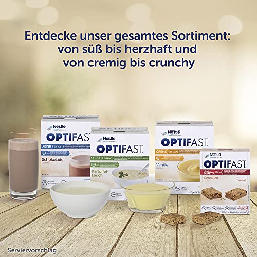 OPTIFAST KONZEPT Diät Shake Schokolade Vorteilspack zum Abnehmen | eiweißreicher Mahlzeitersatz mit wichtigen Vitaminen und Mineralstoffen | schnell zubereitet und lecker im Geschmack | 32 Portionen