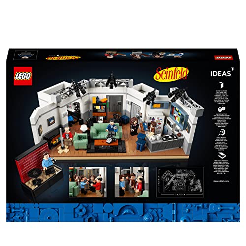 LEGO 21328 Ideas Seinfeld Apartment Set für Erwachsene, Geschenkidee mit Jerry Seinfeld als Minifigur