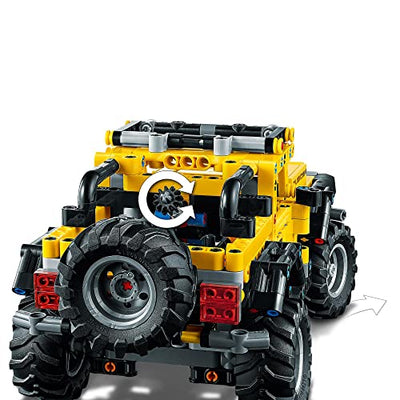 LEGO 42122 Technic Jeep Wrangler, 4x4-Spielzeugauto, Modellbausatz, Offroad-Geländewagen, Geschenkideen für Männer und Frauen, Kreatives Spielzeug