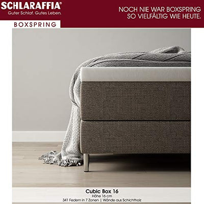 Schlaraffia Elvis Boxspringbett 200x200 cm inkl. Topper & Air-Matratze H2/H3