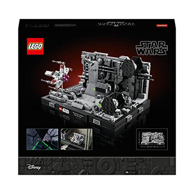 LEGO 75329 Star Wars Death Star Trench Run Diorama Set, baubares Modell für Erwachsene mit Luke Skywalkers X-Wing, Fanartikel, Deko, Geschenk