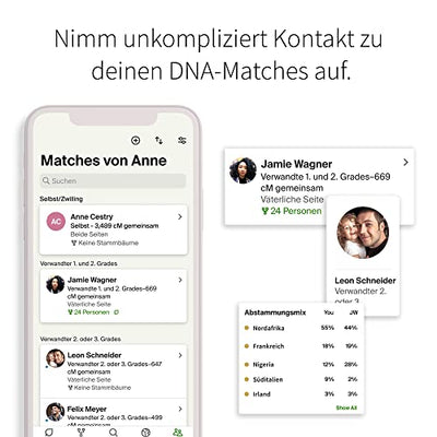 AncestryDNA: Genetischer Ahnenforschungstest, Abstammungsmix, AncestryDNA-Test