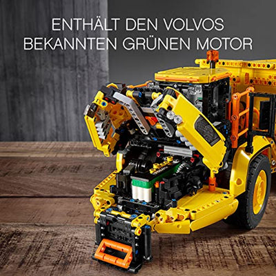 LEGO 42114 Technic Knickgelenkter Volvo-Dumper (6x6) ferngesteuertes Auto, Konstruktionsfahrzeug für Kinder und Erwachsene