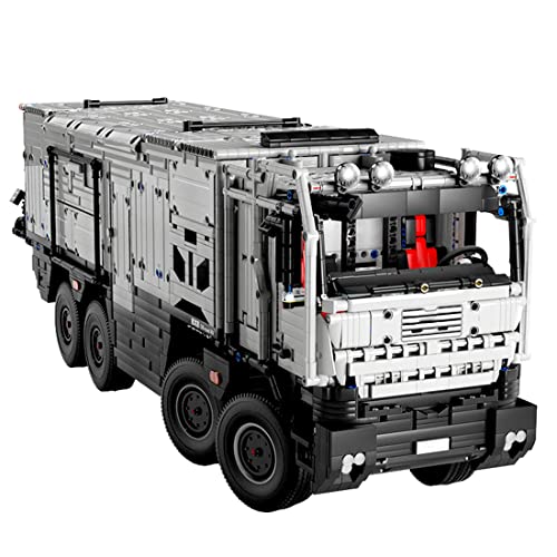 LOTFUN Technik Geländewagen LKW, 8x8 Wohnmobil Truck Kompatibel mit Lego Technic Auto - 6080 Teilen, 75 x 19,5 x 35,2cm