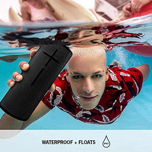 Ultimate Ears Megaboom 3 Tragbarer Bluetooth-Lautsprecher, 360° Sound, Satter Bass, Wasserdicht, Staubresistent & Sturzfest, One-Touch-Musiksteuerung, 20-Stunden Akkulaufzeit - Schwarz