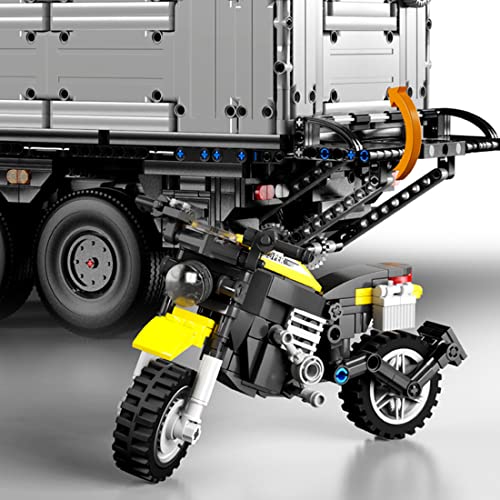 LOTFUN Technik Geländewagen LKW, 8x8 Wohnmobil Truck Kompatibel mit Lego Technic Auto - 6080 Teilen, 75 x 19,5 x 35,2cm