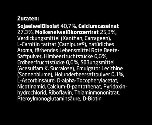 Layenberger 3K Protein Shake Beeren Mix, 80 % Eiweiß und nur 4,3 % Kohlenhydrate bei nur 2,4 g Zucker, (1 x 360 g)