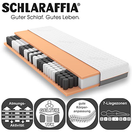 Schlaraffia Fidelio Boxspringbett 180x200 cm inkl. GELTEX® Quantum Matratzen H2 & H3