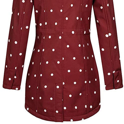 Top Fuel Fashion Damen Softshelljacke Kurzmantel Ivana Bordeaux XL