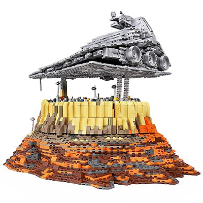 KEAYO Technik Sternenzerstörer Modell, Mould King 21007, 5162 Teile Groß UCS Super Star Destroyer MOC Klemmbausteine Bauset Kompatibel mit Lego Sternenzerstörer