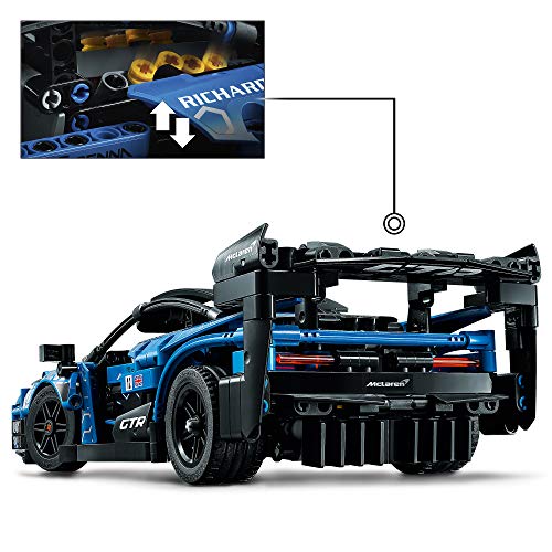 LEGO 42123 Technic McLaren Senna GTR, Modellbausatz, Spielzeugauto, Rennauto, Rennwagen-Bauset, Modellauto für Kinder ab 10 Jahren