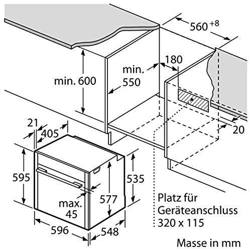 Neff B25CR22N1 Einbau-Backofen N70 / 60 cm / 71 l / CircoTherm / EasyClean / Pyrolyse / 12 Betriebsarten