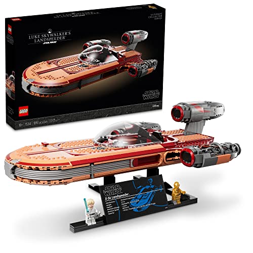 LEGO Star Wars Luke Skywalker's Landspeeder 75341 Sammelset für erwachsene Fans von Star Wars (1.890 Teile)