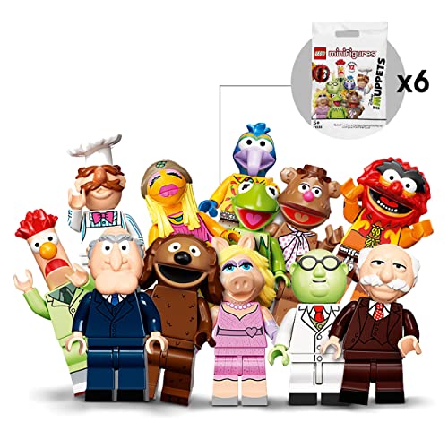 LEGO 71035 Minifiguren Die Muppets - 6-er Pack, Muppets Show Limited Edition