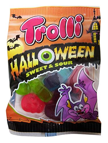 Trolli Wurfmaterial Karneval 5kg Halloween Süßigkeiten Mix Karton mit Trolli Fruchtgummi in Einzelverpackung, 1er Pack (1 x 5kg)