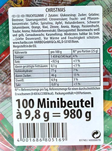 Haribo Christmas (Minis), 980 g