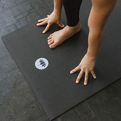 Lotuscrafts Yogamatte Mudra Studio XL [5mm Dicke] - Hautfreundlich & Schadstoffgeprüft - für Anfänger und Fortgeschrittene - Profi Matte für Yoga, Pilates, Sport und Training