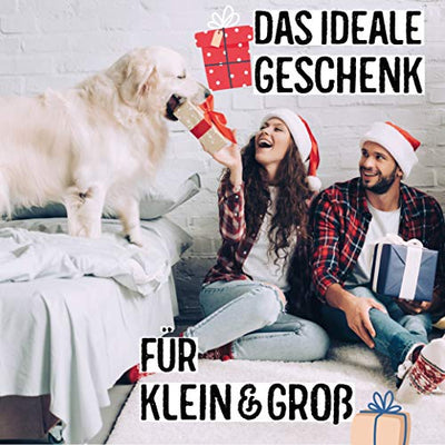 Weihnachtsbaum Anzucht Set I tolle Geschenk-Idee für Weihnachtsgeschenke, Wichtelgeschenke Weihnachten, Nikolausgeschenke und Garten Geschenke I Weihnachtsbaum aus der Dose I Pflanzset inkl. Zubehör