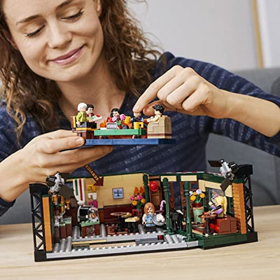 LEGO 21319 Ideas Friends Central Perk Café für Erwachsene und Fans der Kultserie, Konstruktionsspielzeug mit 7 Minifiguren, Set zum 25. Jubiläum