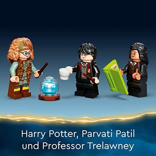 LEGO 76396 Harry Potter Hogwarts Moment: Wahrsageunterricht Spielzeug-Buch mit Minifiguren, Jungen und Mädchen