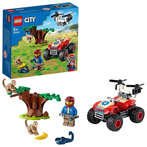 LEGO 60300 City Wildlife Tierrettungs-Quad Geländewagen, Spielzeug-Quad ab 5 Jahre