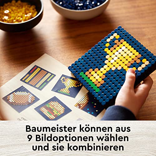 LEGO 21226 Art Gemeinsames Kunstprojekt, Canvas-Wanddeko, kreative Tätigkeit, Weihnachtsgeschenkidee für Kinder, Erwachsene, Familien, Mosaik Bastelset