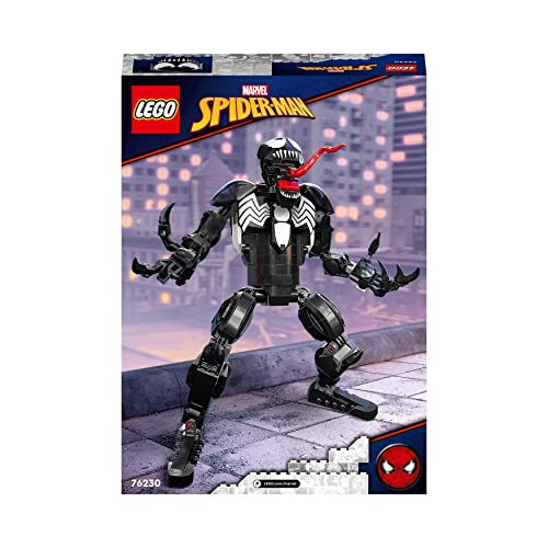 LEGO 76230 Marvel Venom Figur, bewegliches Superschurken Action-Spielzeug, sammelbares Set aus dem Spider-Man-Universum, Alien-Spielzeug