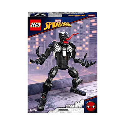 LEGO 76230 Marvel Venom Figur, bewegliches Superschurken Action-Spielzeug, sammelbares Set aus dem Spider-Man-Universum, Alien-Spielzeug