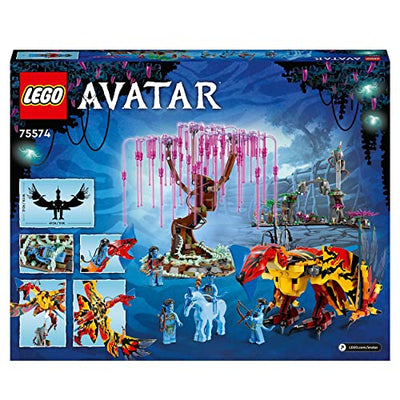 LEGO 75574 Avatar Toruk Makto und der Baum der Seelen, Bauspielzeug mit 4 Minifiguren, im Dunkeln leuchtende Pandora Szenarien, 2022 Film Set