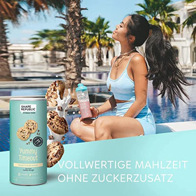 Shape Republic Slim Shake Cookie Dough (300g) | Gewichtsmanagement Shake für Frauen | proteinreicher Diät Shake zum Abnehmen | vollwertiger Mahlzeitenersatz mit 23 wertvollen Vitaminen