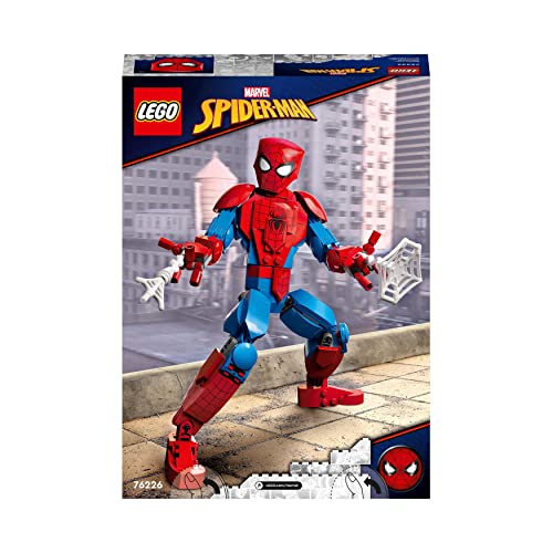 LEGO 76226 Marvel Spider-Man Figur, voll bewegliches Action-Spielzeug, sammelbares Superhelden Set, Spielzeug für Jungen und Mädchen