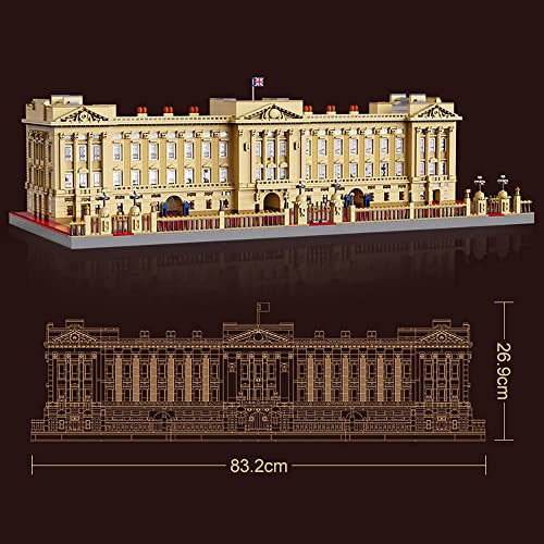 CADA Master C61501W Buckingham Palace Building Blocks Set, 5604 Teile, CADA Technik Klemmbausteine Large Modular Castle MOC,Berühmte Londoner Gebäude zum Sammeln,Kompatibel mit Lego House