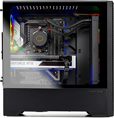 SkytechBlaze 3.0 Gaming PC Desktop - Intel Core i7 11700F 2.5 GHz, RTX 3060 Ti, 1TB NVME SSD, 16G DDR4 3200, 600W Gold PSU, AC Wi-Fi, Windows 10 Home 64-Bit