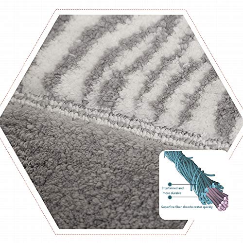 SF-ICZY Super Absorbent Plüsch Badematte, warmes gemütliches, Kinder Haustier, unempfindlich gegen Feuchtigkeit, WC, WC, saugfähig, rutschfeste Badematte,Braun,80 * 150cm