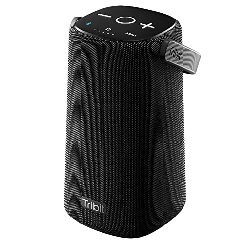 Bluetooth Lautsprecher Tribit StormBox Pro,Tragbarer Lautsprecher mit HiFi 360° Soundqualität,3 Treibern mit 2 Passiven Strahlern,24 Stunden Akkulaufzeit,IP67 Wasserdicht