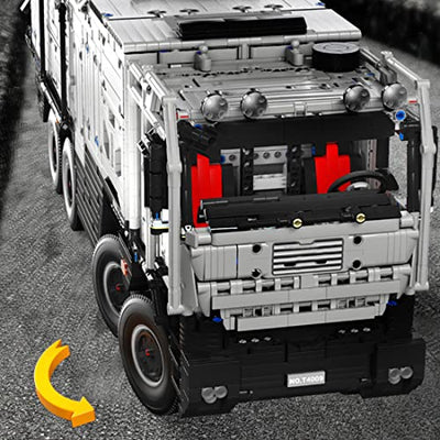 LOTFUN Technik Geländewagen LKW, 8x8 Wohnmobil Truck Kompatibel mit Lego Technic Auto - 6080 Teilen, 75 x 19,5 x 35,2cm